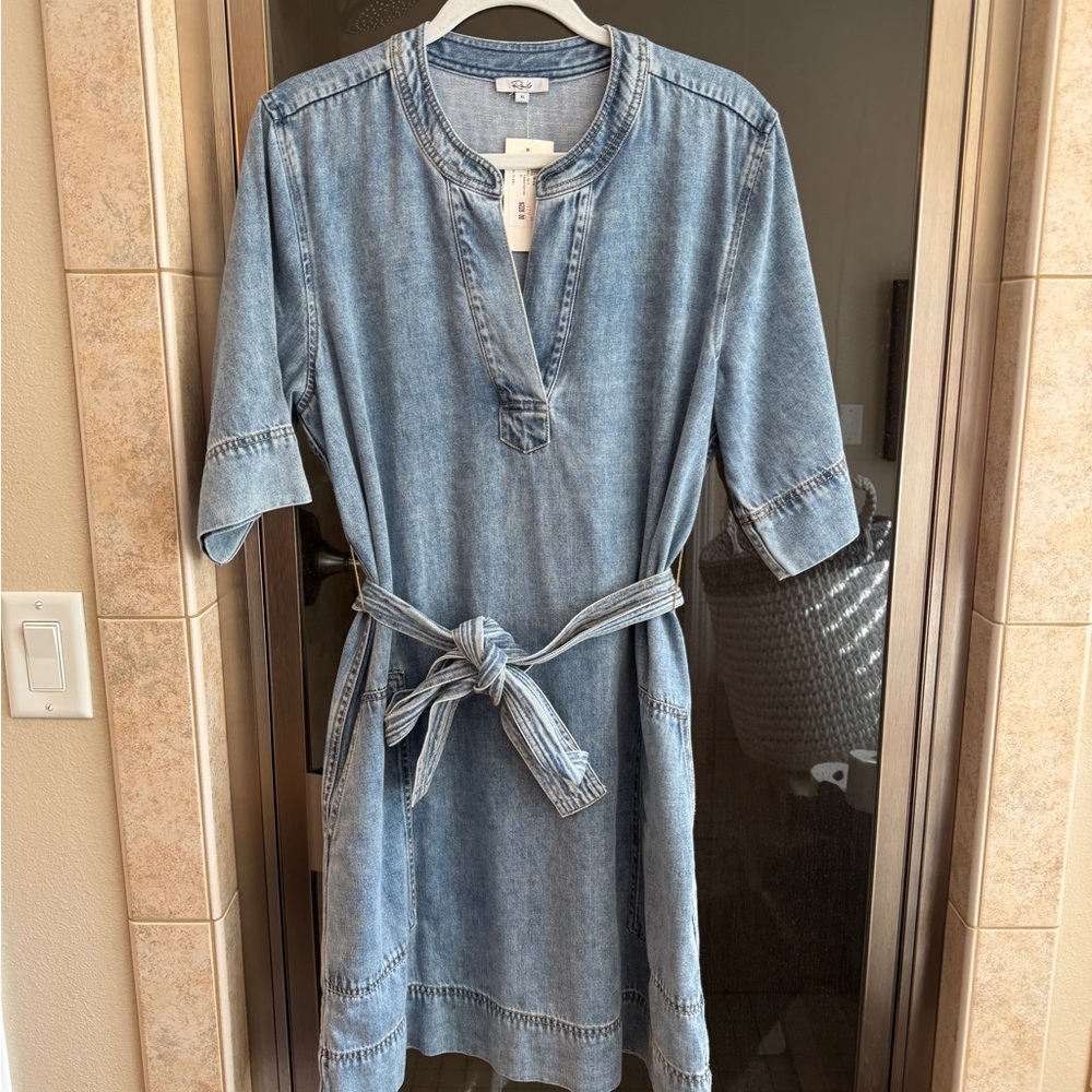 NWT Rails Denim Chambray Dress